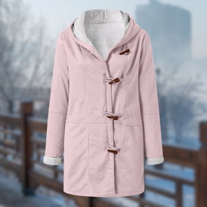 Mika Fleece Jacket | Bequeme weiche lange Fleecejacke für Frauen mit Kapuze