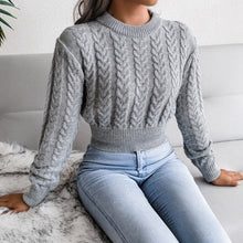 Lade das Bild in den Galerie-Viewer, Maxmila Kabelmuster-Jumper | Warmer und weicher Pullover für Damen
