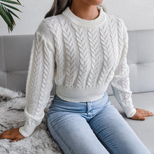 Lade das Bild in den Galerie-Viewer, Maxmila Kabelmuster-Jumper | Warmer und weicher Pullover für Damen
