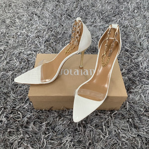 Strass Kette High Heels