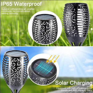 1+1 GRATIS | FireGlow™ Solar-Flackernde Gartenfackeln