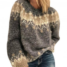 Lade das Bild in den Galerie-Viewer, WOLF  Locker gestrickter Pullover O-Ausschnitt
